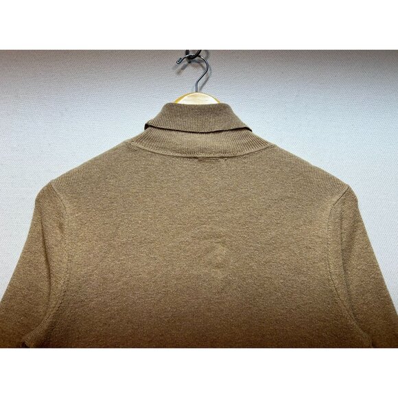 Chico's Women's Coolmax Turtleneck Pullover Sweater Knit Long Sleeve Size 1 Tan - Picture 10 of 11